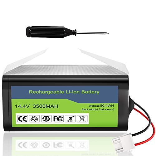 Batteria Agli Ioni Di Litio 14.4V Per Robot Aspirapolvere Tesvor S3 E S6 Turbo – Alta Capacità 2600mAh