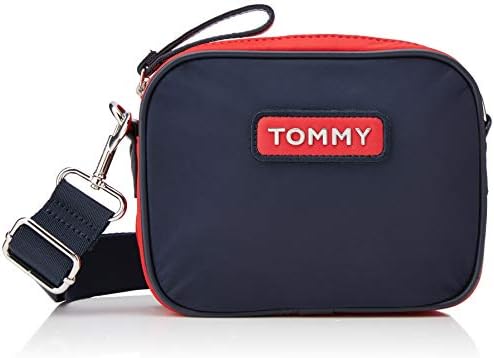 Tommy Hilfiger Damen Varsity Nlyon Crossover Umhängetasche Blau (Corporate)