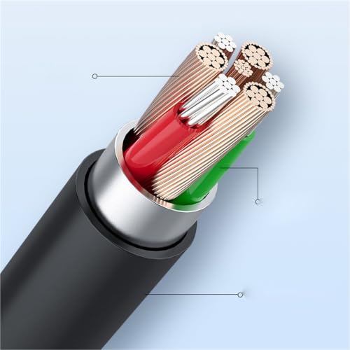 Cable de extensión mono 6,35 mm de ángulo recto macho a hembra para altavoces y guitarras 4