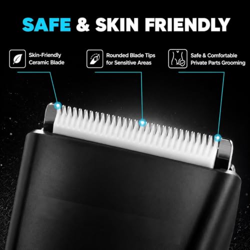 Generic Full Body Trimmer for Men, Ceramic Blade, 80-minute Runtime - Image 5