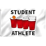 ANLEY Fly Breeze 3x5 Foot Student Athlete Flag - Vivid Color and Fade Proof - Canvas Header and Double Stitched -Novelty College Funny Dorm Flags Polyester with Brass Grommets 3 X 5 Ft