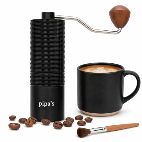 Pipa’s Manual Coffee Grinder with Brush (35g)