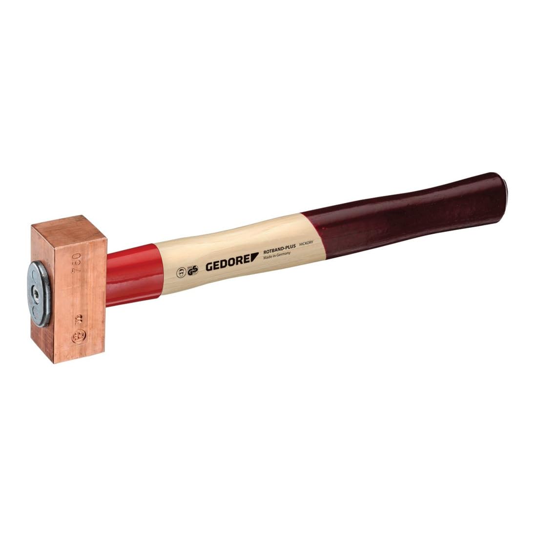 GEDORE Kupferhammer Rotband-Plus 750 g, 1 Stück, 622 H-750