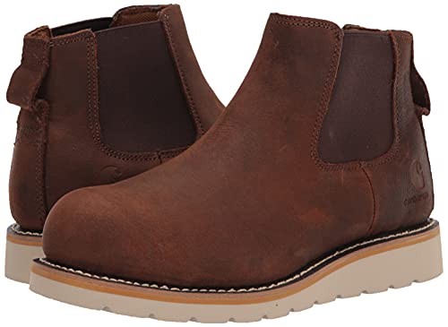 Carhartt Men's Wedge 5" Chelsea Pull-On Steel Toe Fw5233-M Boot, Dark Bison Oil Tanned, 11 #TOP6
