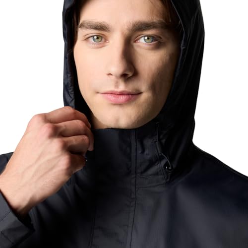 Columbia Men's Pouring Adventure Jacket, Waterproof Rain Jacket, Black, Size L - Image 4