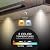 EShine Under Cabinet Puck Lights with Hand Wave Sensor – Circular LED Cabinet Lights – Dimmable – Pack of 3, Cool White (6000K)