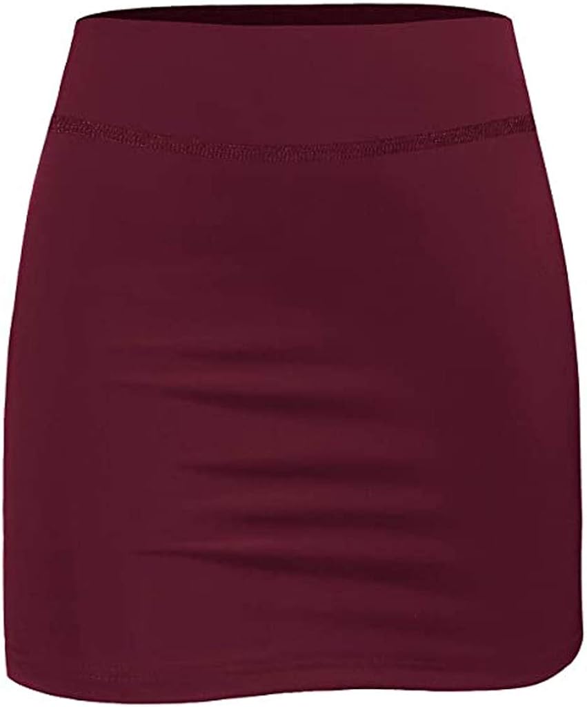 GDJGTA Women's Athletic Stretch Pleated Skort Tennis Skirts with Shorts and Pockets for Running Tennis Golf Workout Sports : Sports & Outdoors