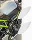 TPZORJX 1 Paar Motorradtank-Seiten-Traktionspolster, selbstklebend, rutschfest, für Gas-, Kraftstoff-, Öl-Tank-Pad-Aufkleber, passend für Honda für Kawasaki Motorräder