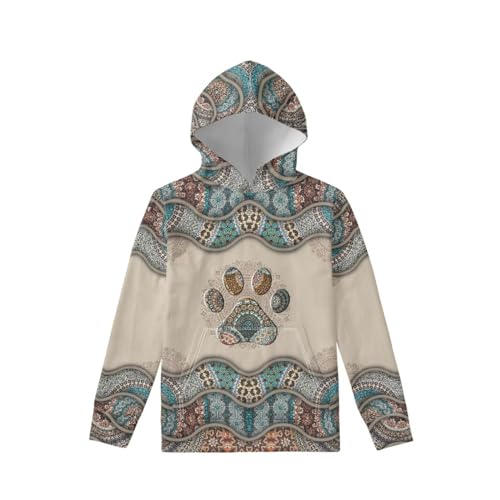 Suobstales Kids Hoodies for Girls Boys with Pocket Casual Sweatshirt Pullover Hooed Long Sleeve Tops Sportwears Age 6-163