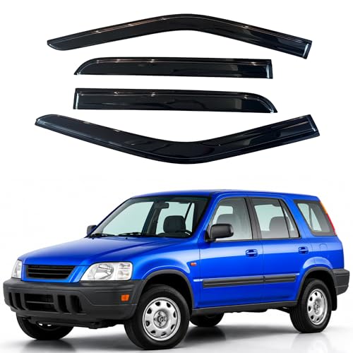 Image of IG Window Visors Fit for 1997-2001 Honda CRV, Out-Channel Rain Guards Vent Wind Deflectors 4PC, Car Accessories for 97-01 CR-V