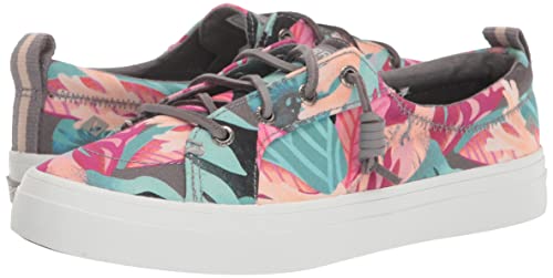 Sperry Women's Crest Vibe Boat Shoe, Pink Floral, 8 #TOP6