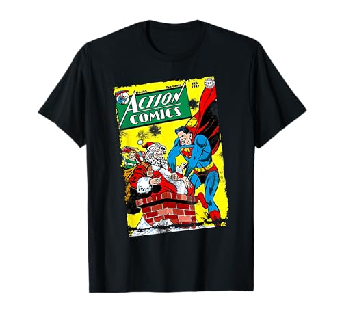 DC Superman Cover 105 Xmas T-Shirt