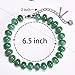 CHCCOYE 5x8mm Natural Healing Gemstone Bracelet – Handmade Yoga Beaded Bracelet, Stress-Relief Crystal Jewelry for Men & Women (Green Aventurine)
