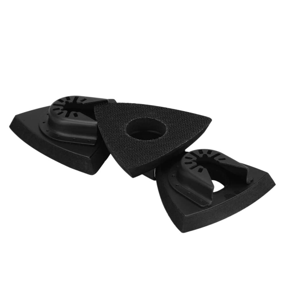 Herramienta oscilante Triangular de 3 uds, almohadilla de lijado, herramienta oscilante de liberación rápida para multiherramienta Bosch DeWalt Craftsman