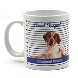 Fond Blanc Mug Usual Suspect - Chien Epagneul Breton