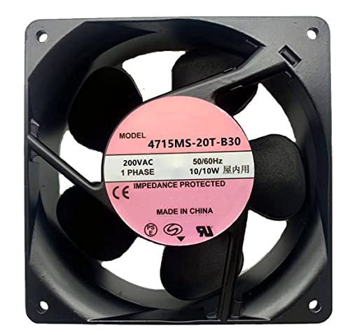 Ventilateur de refroidissement 120x38 mm à haut débit pour armoire électrique 200V