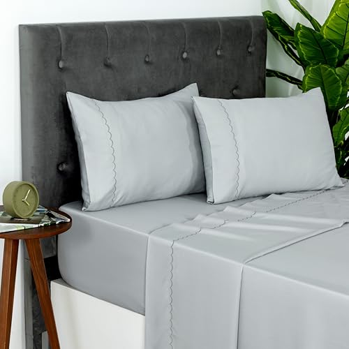 Dreamology Tencel Sheets Queen,100% Tencel Lyocell Sheet Set, Eucalyptus Sheets,