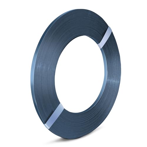 NVOYAJUAN Bluing Steel Strapping Coil 3/4" x .020" x 311' Metal Banding Strap Break Strength 1800 lbs Heavy Duty Pallet Strapping Roll