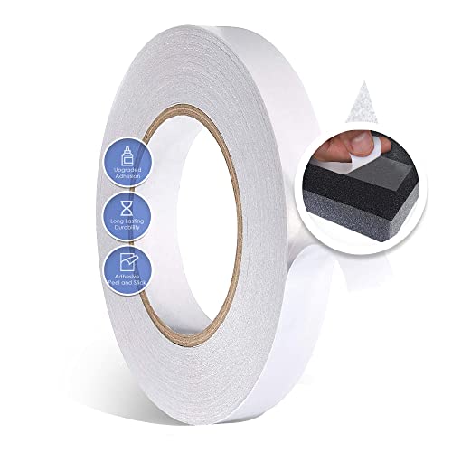 Arrowzoom 1 Pieces - 10 Meter 32ft Multi-Purpose Double Sided Tape Heavy Duty Strong Adhesive Double Sided Mounting Tape KK1329