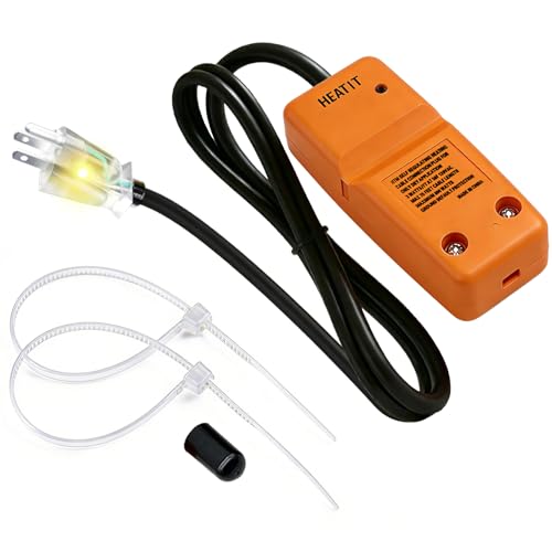 HEATIT HTM Accessory Connection Kit for Self-Regulating Heating Cable, 2.5 Feet Cold Lead, Compatible with Water Pipes