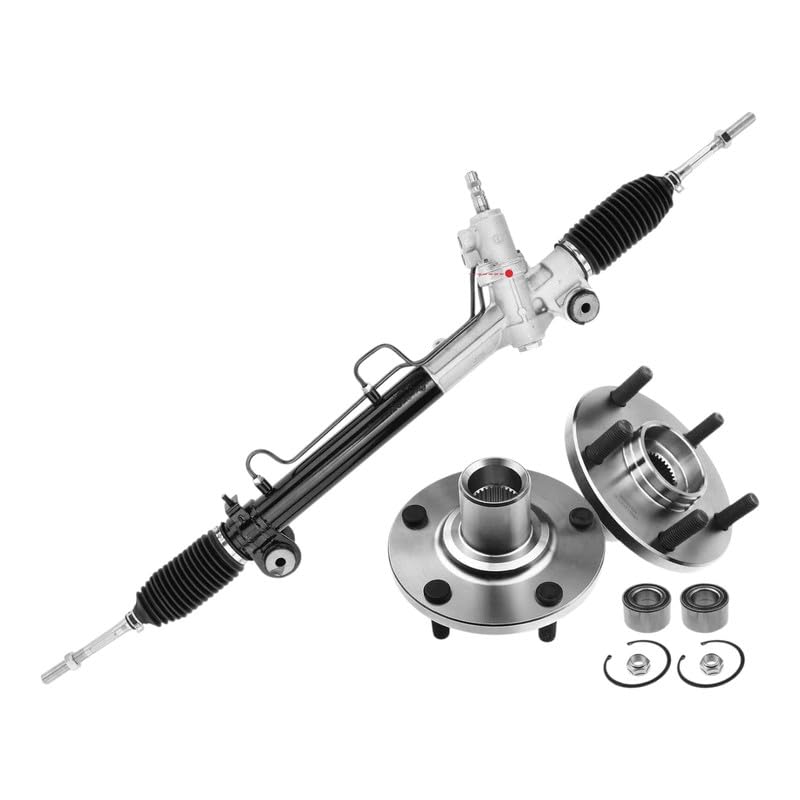 Replacement Parts for 3Pcs Front Rack and Pinion Hub Bearing Kit for Toyota Camry 2002-2003 V6 3.0L LE Mod-A58PP-25027