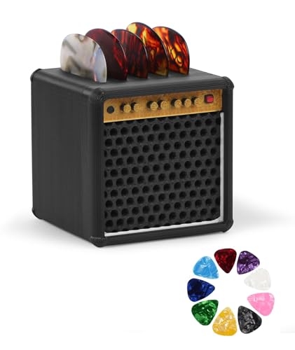 Image of Guitar Pick Holder, Guitar Pick, for Guitar Players Lovers | Guitar Picks Organizer | Simulation Speaker Desktop Ornaments Gift