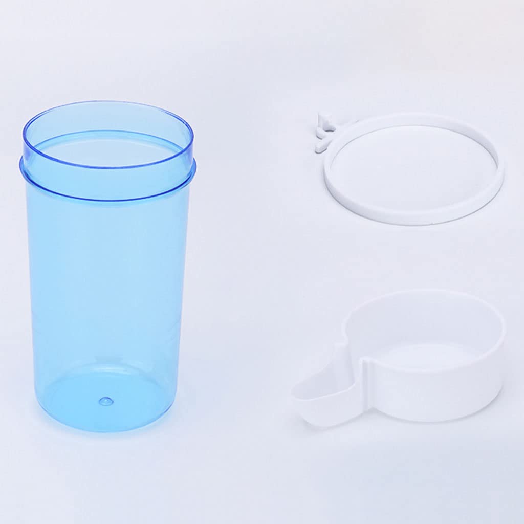 NIENIE Vogelfutterspender & Wasserspender Set – 2 Stück, Transparent, Automatisch Nachfüllend, Für Sittiche, Wellensittiche