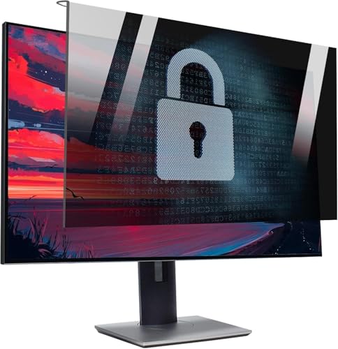 DARZYS Computer Privacy Screen Protector, Universal For Widescreen Laptop Monitor Desktop Computer, Hanging Acrylic Eye Protector, 18-20 Inch, For School(32in 730x440mm)