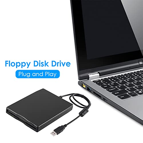 Hislaves Periféricos de computador, unidade de disquete USB 2.0 Plug Play, portátil, 8,8 cm, leitor