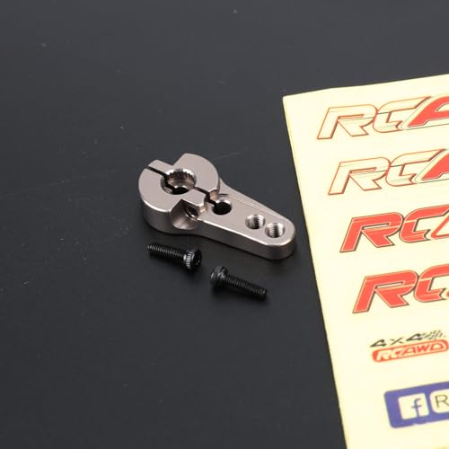 RCAWD SCX10 II Servo Arm 25T AXIC0836 for 1/10 Axial Capra 1.9 Unlimited Servo Horn RR10 Bomber SMT10 Grave Digger AX30836 Upgrades Part Titanium