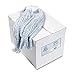 Boardwalk BWK543CT Rayon/Polyester Floor Finish Mop Head - White/Blue, Large (12/Carton)