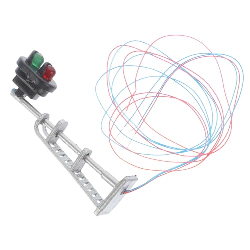 ARTIBETTER Mini Signal Light Model Led Signal Light for Model Train Scenery Table Ornament Scene Decor for Mini House