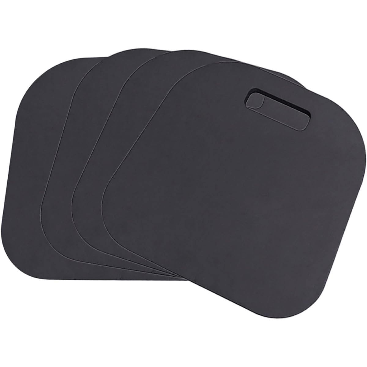 SEWACC 4pcs Extra Thick Garden Kneeling Pads Soft Cushions for Gardening and Outdoor Work Black 33x32x2cm Sturdy Knee Pads for Lawn Care and Housework