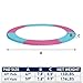 Mini Trampoline Pad, 4FT 5FT Waterproof Trampoline Safety Pads Tear-Resistant Trampoline Spring Covers Multicolor Children's Surround Spring Foam Cover Accessories Round Frame Pad for Outdoor (4FT)