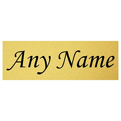 Personalised Stable Door Sign, Horse/Pony Name Plate Plaque Metal Sign Nameplate Plain, 275mm x 90mm