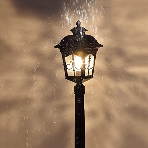 Lampadaire pilier classique étanche 80cm pour éclairage extérieur