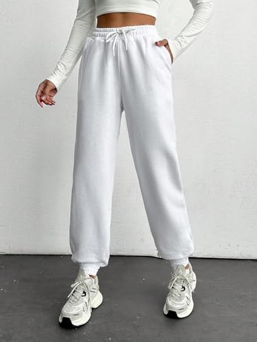 Image of dockstreet Baggy Joggers /Loose fit,High Waist Yoga Pants /Casual, Long Length Extra Baggy fit Lower Cotton for Women
