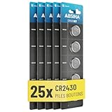 CONSERVATION - Les piles CR 2430 lithium ont une durée de conservation allant jusqu'à 5 ans, permettant une utilisation ultérieure sans problème