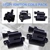 D581 UF271 Square Ignition Coils, Spark Plugs 41-962, Spark Plug Wires M8-48322R, Fit for Chevy Silverado 1500 Tahoe GMC Sierra Yukon Savana Hummer H2 Cadillac 4.8L 5.3L 6.0L 8.1L
