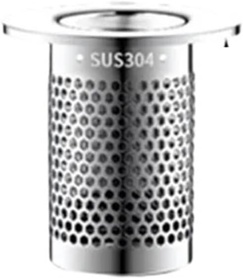 Stainless Steel Sink Filter Mesh Floor Drain Filter Mesh Kitchen Sink Anti-Clog Filter Bathroom(Short Style-S)
