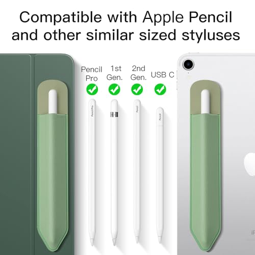 Image of MoKo Adhesive Pencil Case Holder Sticker for Apple Pencil, Sage Green