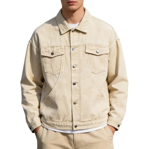 Chaqueta Jean para Hombre Slim Fit Rasgada miniatura 1