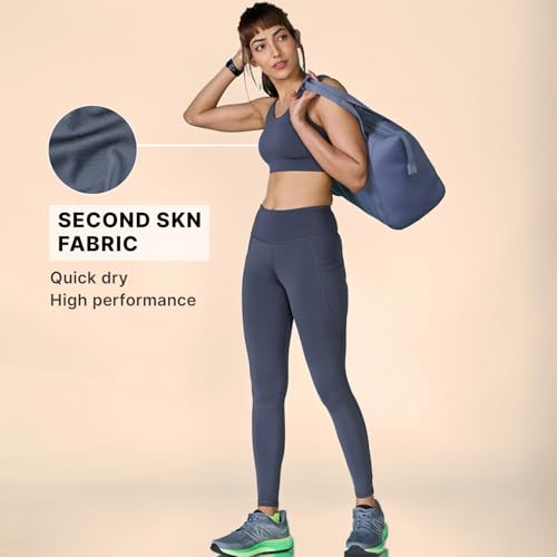 Image of Kica Crostini Full Coverage Sports Bra - High-Impact Support & Quick-Dry KICASKN Fabric