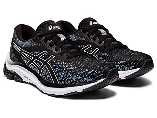 ASICS Zapatillas de correr Gel-Pulse 12 MK para mujer, negro (Negro/Negro), 38 EU