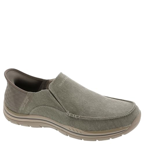 Image of Skechers Men's USA Expected - Cayson Moc Toe Canvas Slip-Ins