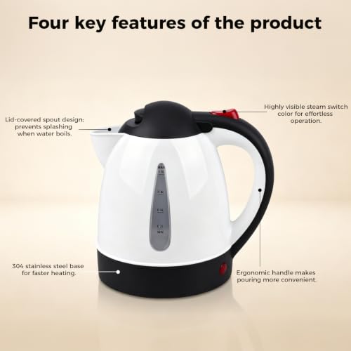 Tetera Eléctrica Portátil para Auto 12V 150W 1000ml miniatura 3
