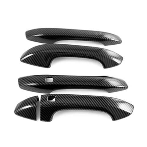 YTRAVHI Car Exterior Door Handle Carbon Fiber Black Exterior Car Door Handles Cover Trim/Fit for Kia K5 2020 2023 Upgrade Your Car's Look and Protection