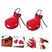Yardwe Musical Castanets Set Wooden Castanets Loud Sound Portable and Comfortable for Music Education