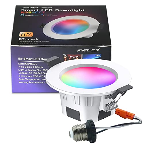 FVTLED Smart Bluetooth RGBWC Recessed Downlight #TOP17