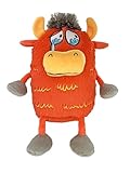 Hauteur : 21,6 cm MerryMakers Moo Hoo Vache en peluche, 21,6 cm, d\'après les livres d\'Audrey Perrott